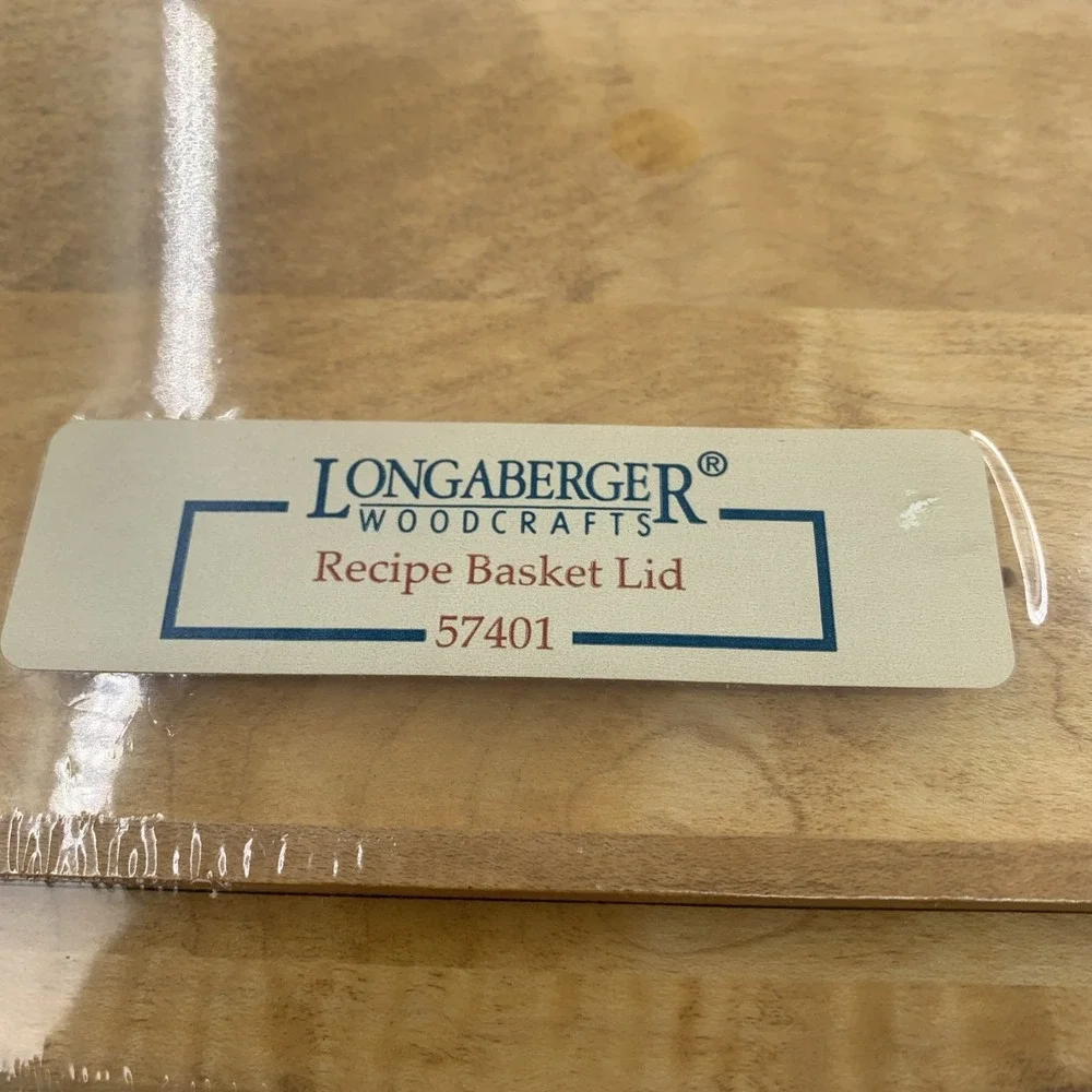 Vintage Longaberger 1994 Recipe Card Basket with Lid Shades of Autumn Collection - Picture 2 of 9